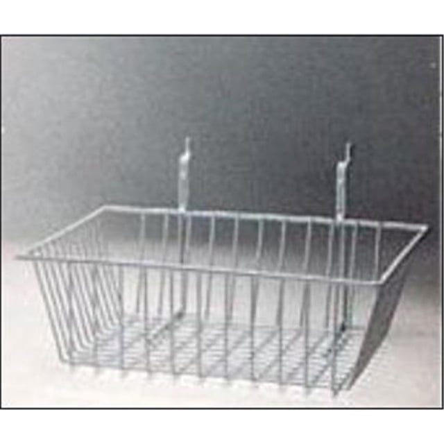 RackEm Racks 12 Po. H x 12 Po. L x 4 Po. Panier en Fil Métallique - Blanc