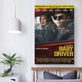 thumbnail image 5 of Baby Driver Classic Movie Poster Wall Art Poster Scroll Canvas Painting Picture Living Room Decor Home 12x18inch(30x45cm), 5 of 6