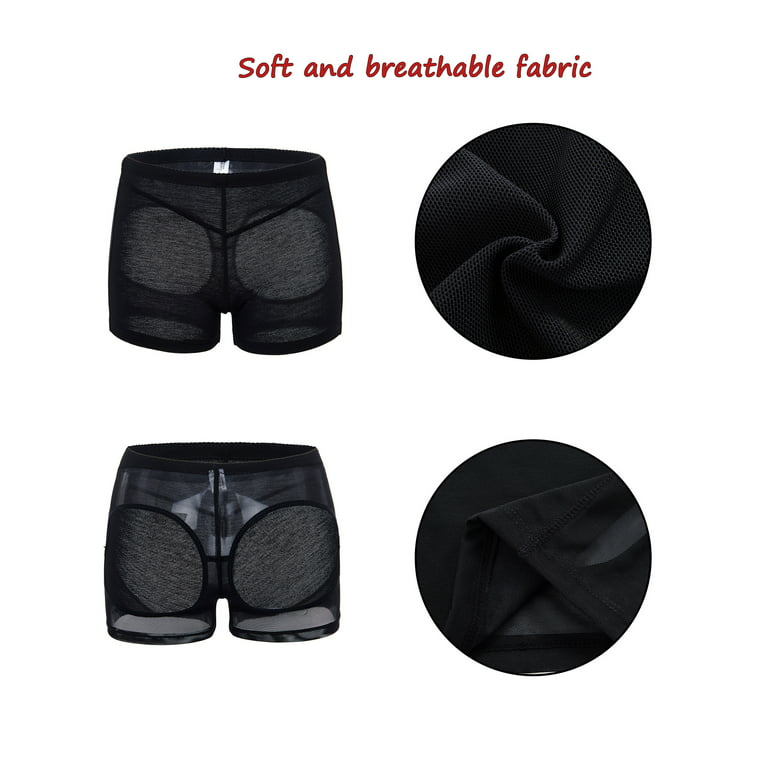 FANNYC Butt Lifting Panties For Women Tummy Control Body shaper Panties  Slimmer Seamless Panty Shapewear Underwear, Up Size To 3XL Black /Beige 