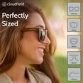 thumbnail image 2 of Gafas de sol Cloudfield con montura de madera y lentes polarizadas de 9 capas, 2 of 9