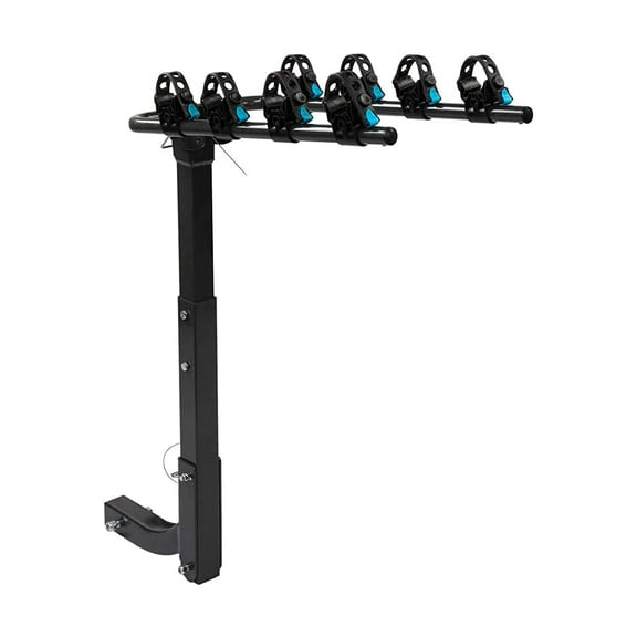 Huloretions Bike Cargo Rack Rear Bike Rack,Bicycle Tail Rack 4 Bike Rack Hitch Mount Foldable Bike Rack for Car Hitch,Bicycle Car Racks with Hitch Tightener,Steel Car Bike Rack for SUV