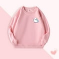 thumbnail image 2 of Favoffer Kids' Fall/Winter Playful Animal Graphic Hoodless Sweatshirt, Loose Fit Crewneck for Casual & Parties, 2-18Y, 2 of 6