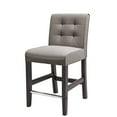 thumbnail image 3 of CorLiving Antonio Grey Tweed Fabric Counter Height Barstool, 3 of 4