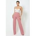 thumbnail image 3 of High-waist Crepe Pants With Buttons, 3 of 8