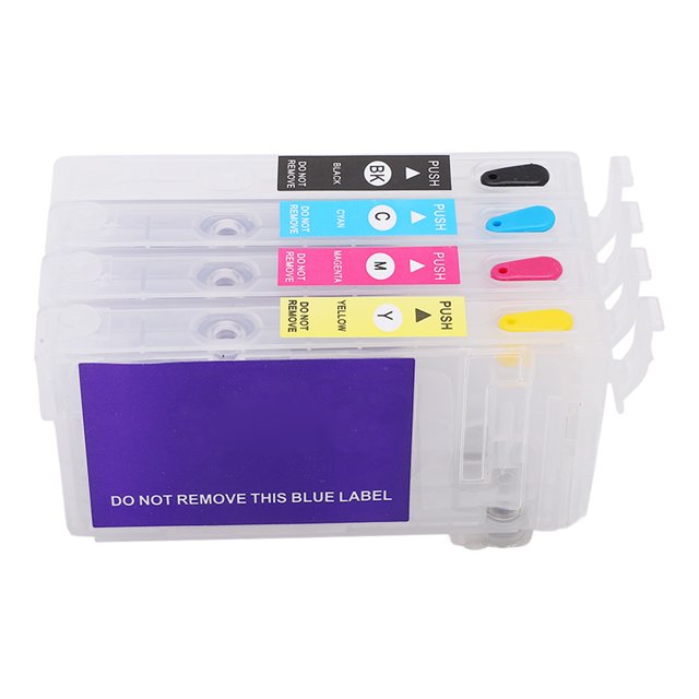 Ink Cartridge,4Pcs Ink Cartridge Refill Refill Ink Cartridge Ink Cartridge Replacement Eco-Friendly Materials