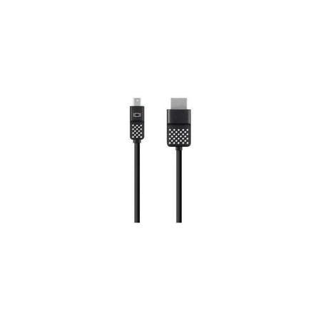 Belkin - 12' Mini DisplayPort-to-HDMI Cable - Black