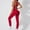 One Piece-Red, variant on Gamivast Jumpsuit for Women Yoga Ribbed Butt Lifting High Waisted one Piece Tummy Control Stretchy Gym Workout Jumpsuit Active Outdoor Pants
