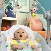 Bright Starts Whimsical Wild Portable Compact Baby Swing with Taggies، Unisex، Newborn and up