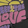 thumbnail image 3 of Keep The Love Flowing Fun Graphic Tee T-Shirts for Women Men, Short Sleeve Tops - Vintage Pepper, 3 of 5