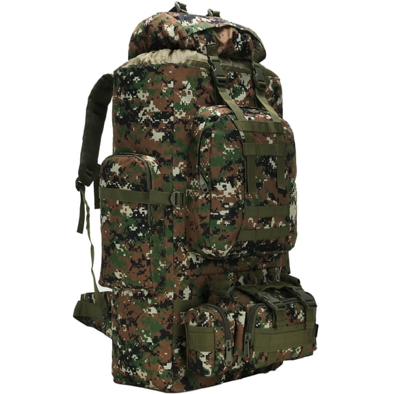 Mochila de senderismo y camping King'sGuard 100L con sistema Molle