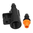 thumbnail image 3 of Rotating Sprinkler Adapter, Easy Connection  G1/2in Female Thread DIY Drip Irrigation Nozzle Bracket Plastic  For Lawn And Garden, 3 of 8