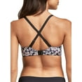 thumbnail image 4 of Maidenform One Fab Fit Everyday Modern Demi Underwire Bra Flash Floral Print/Black 38C Women's, 4 of 9