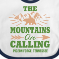 thumbnail image 4 of Inktastic Pigeon Forge Tennessee The Mountains Are Calling Boys or Girls Baby Bib, 4 of 4