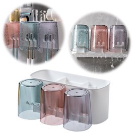 Presseur De Dentifrice Distributeur Dentifrice UV + Porte Brosse 5 Slots | Stérilisateur UV Mural Salle De Bain | Charge Solaire/USB Presseur De Dentifrice Distributeur Dentifrice UV + Porte Brosse 5 Slots | Stérilisateur UV Mural Salle De Bain | Charge Solaire/USB