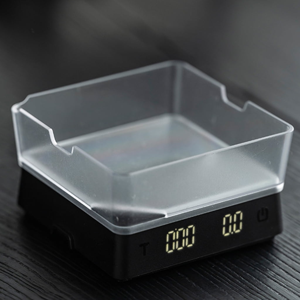 High Observability LED Digitalized Kitchen Scale Highlighting Clock for Accurate Coffee Compact Plan Twelve h