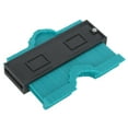 thumbnail image 1 of Duplicateur de Contour, avec Règle de Mesure de Contour de Serrure, Plastique ABS Haute Résistance Pouces et Centimètres pour Menuiserie Tôle Automobile Vert P 127mm / 5 Po, Vert G 250mm, 1 of 8