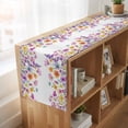 thumbnail image 6 of Table Runners 36 Inches Long Dress Scarves, Pink Spring Floral Farmhouse Kitchen/Dining Table Runner, Short Coffee Tablerunners, Flowers Elegant Pastoral Watercolor 13x36 Inch, 6 of 9