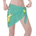 thumbnail image 3 of Disketp Funny Avocado Women Swimsuit Cover Up Short Chiffon Summer Beach Sarong Bikini Wrap Skirt Bathing Suit, 3 of 7