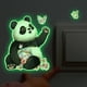 thumbnail image 5 of Panda, Flor Y Mariposa Que Brillan En La Oscuridad, Pegatina Decorativa Para El Hogar, Pegatina Para La Pared, 5 of 5