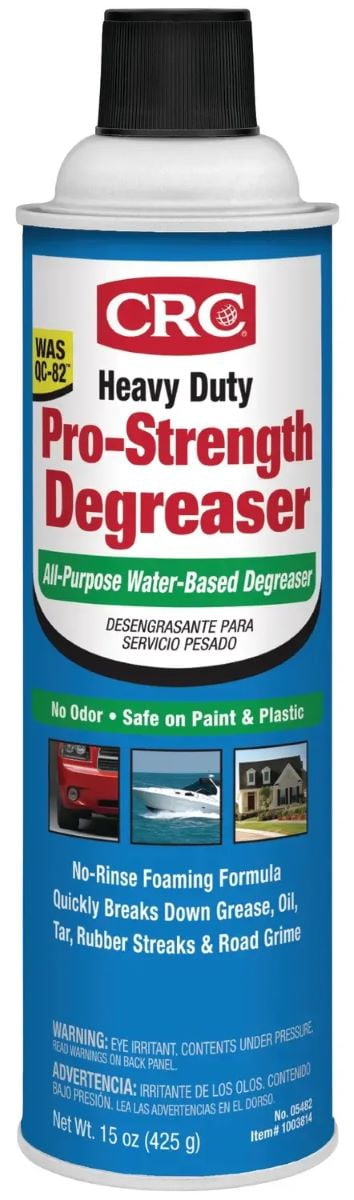 CRC QC-82 Foaming Water-Based Engine Degreaser Spray Bottle, 24 oz - Case of 12