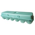 thumbnail image 2 of Green 12-Egg Blank Styrofoam Carton - 50 pack, 2 of 6