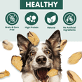 thumbnail image 5 of (4 pack) PAWUP Freeze Dried Dog Treats for Small, Medium, Large Dogs & Cats, 100% Single Ingredient, Grain Free, No Additives, Natural Snacks, 3.5oz, 5 of 14