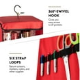 Premium Hanging Gift Wrap Organizer, With Strap and Pockets, Stores Up