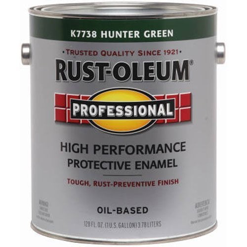 Rust-Oleum Professional Gloss Enamel Paint - Durable, Oil-Based - Gallon, Hunter Green