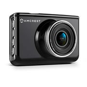 Amcrest Full-HD 1080p Dash Camera with GPS Bracket, Black