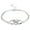 Silver H, variant on Love Heart Silver Plated Bracelet Funny Gifts