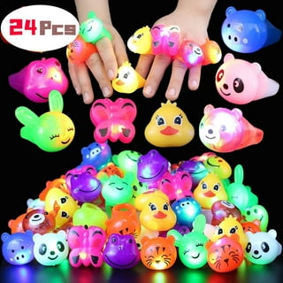 ledmomo 36Pcs LED Finger Rings Lights Battery Operated Flashing Glow Rings,  Wearable Light Up Ring Party Favors and Party Supplies for Kids and Adults