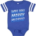 thumbnail image 3 of Inktastic Will You Marry My Daddy (blue) Boys or Girls Baby Bodysuit, 3 of 5