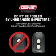 Genie ACSCTG-UNIV2 Universal Garage Door Opener Remote - 2-Button Garage Door Remote, Black