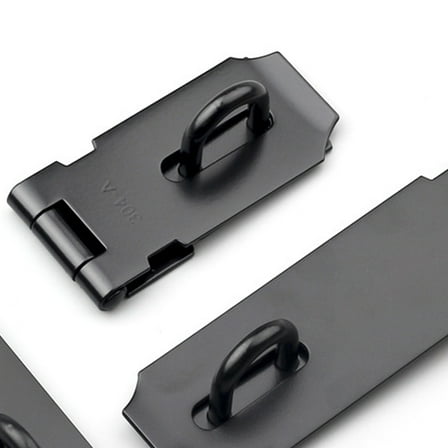 WHAMVOX 2pcs Padlock Stainless Steel Hasp Door Locks Hasp Door Gate Security Bolt Lock