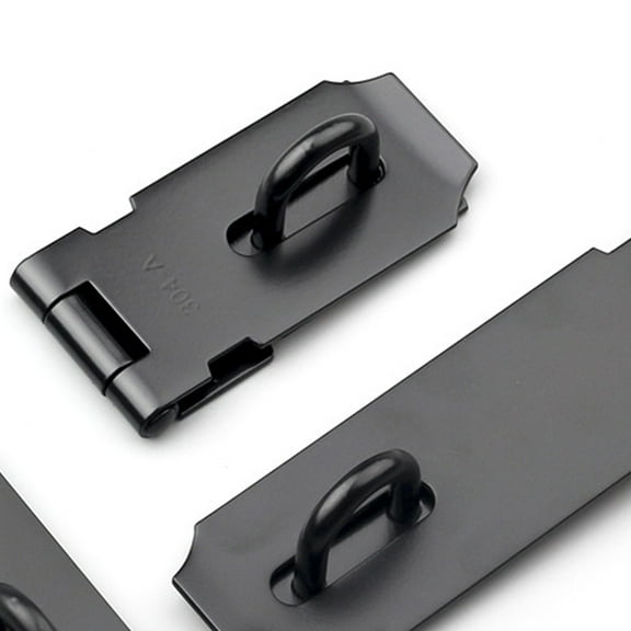 WHAMVOX 2pcs Padlock Stainless Steel Hasp Door Locks Hasp Door Gate Security Bolt Lock