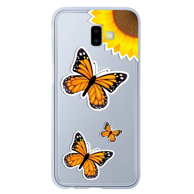 Funda para Galaxy J6 Plus InstaCase Mariposas Monarca Antigolpes Case