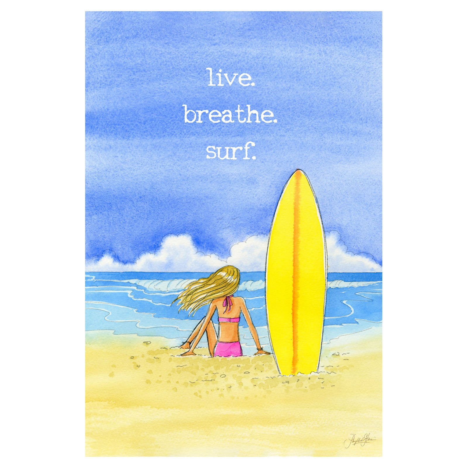 Marmont Hill "Hawaii Girl" by Phyllis Harris Painting Print on Wrapped Canvas