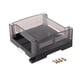 thumbnail image 1 of Transparent Plastic PLC Industrial Control Box Panel PLC Enclousure Case DIY PCB Shell - Grey - 95x90x40mm, 1 of 2