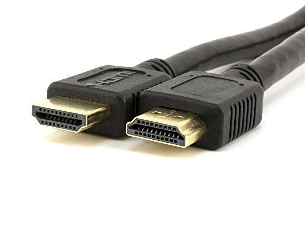 Cablevantage Premium 50ft HDMI Male to Male M/M Cable Cord Bluray for 3D DVD HDTV 1080P LCD Black