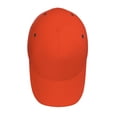thumbnail image 4 of Disketp Orange Print Baseball Caps For Outdoor Sports Fashion Casual Outdoor Caps Men Women, 4 of 9