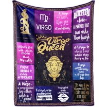 Virgo Gifts for Women, Virgo Gifts, Virgo Gift, Virgo Birthday Gifts for Women, Virgo Birthday Gift, Virgo Zodiac Gifts, Gifts for Virgo Women Blankets 50" X 60