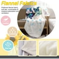 thumbnail image 2 of Blue Butterfly Soft Throw Blanket All Season Microplush Thick Warm Blankets Tufted Fuzzy Flannel Throws Blanket for Bed Sofa Couch 80"x60", 2 of 6