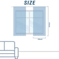 thumbnail image 3 of Cortinas Jinchan de Lino Floral de 160 cm para Sala y Dormitorio, 3 of 9