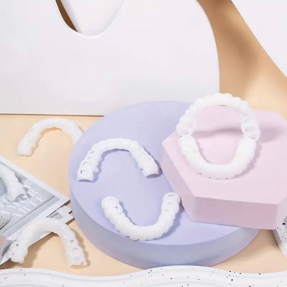 Silicone Orthodontic Mouthguards - Adjustable Teeth Aligners for Men & Women - Comfortable Dental Trainer - Christmas Gift Two boxes for upper and lower teeth