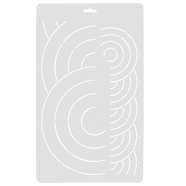 1pc Plantilla de acolchado de la plantilla de coser DIY DIY Hollow Schilting Patchwork plantilla