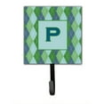 thumbnail image 2 of Letter U Initial Monogram - Blue Argoyle Leash or Key Holder, 2 of 7