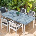 thumbnail image 2 of Navy Blue Starfish Table Cloths for 6 Foot Rectangle Tables, Coastal Ocean Summer Sea Nautical Patio Waterproof Elastic Fitted Tablecloths, Washable Rectangular Table Cover for Camping, 2 of 8
