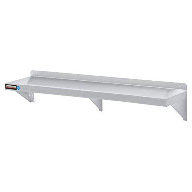 Durasteel Stainless Steel Wall Mount Shelf 72 Wide X 14 Deep Commercial Grade Nsf Approved Good For Restaurant Bar Home Kitchen Laundry Garage And Utility Room Walmart Com Walmart Com