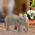 thumbnail image 3 of Figura de elefante, animales, figuras, recuerdo de fiesta, manualidades, adorno de escritorio realista 3194, 3 of 9