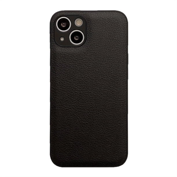 Leather Texture Shockproof Case For IPhone 14 13 12 11 Pro Max 14Plus Soft Full Camera Protection Cover